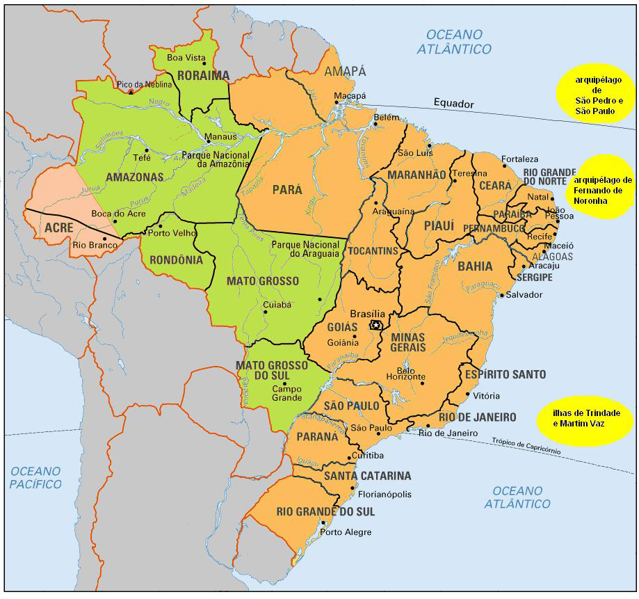 DDD Goiás Códigos DDD do Estado de Goiás  Mapa brasil regiões, Mapa,  Regiões do brasil